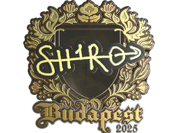 Sticker sh1ro (Gold) | Budapest 2025 - Preço e onde comprar no CS2