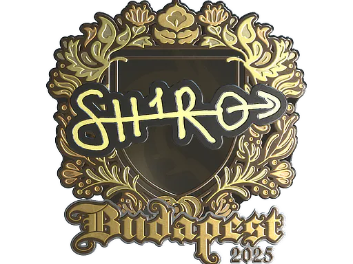 Sticker sh1ro (Gold) | Budapest 2025 - Preço e onde comprar no CS2