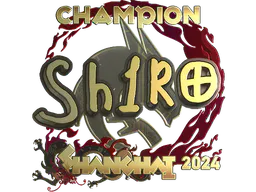 Sticker sh1ro (Gold, Champion) | Shanghai 2024 - Preço e onde comprar no CS2