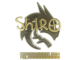 Sticker sh1ro (Gold) | Copenhagen 2024 - Preço e onde comprar no CS2
