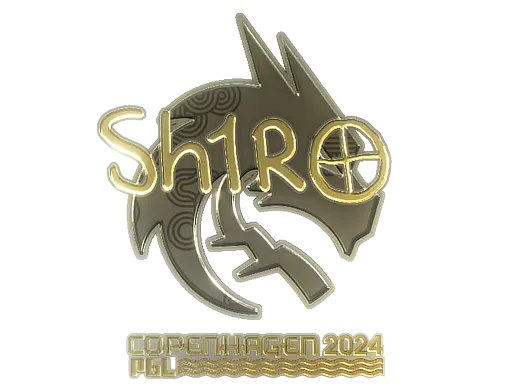 Sticker sh1ro (Gold) | Copenhagen 2024 - Preço e onde comprar no CS2