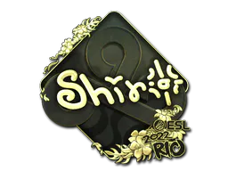 Sticker sh1ro (Gold) | Rio 2022 - Preço e onde comprar no CS2