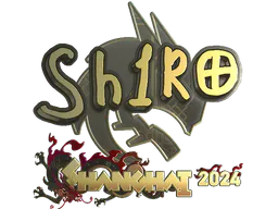 Sticker sh1ro (Gold) | Shanghai 2024 - Preço e onde comprar no CS2