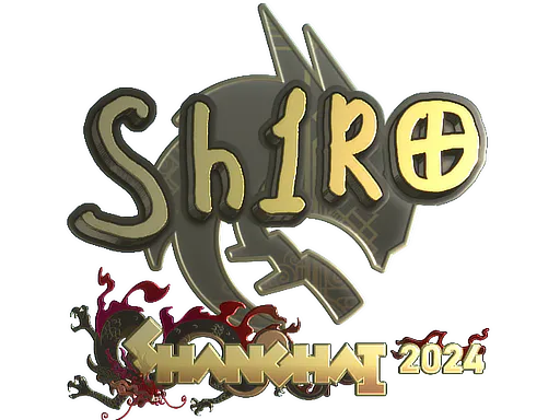 Sticker sh1ro (Gold) | Shanghai 2024 - Preço e onde comprar no CS2