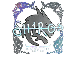 Sticker sh1ro (Holo) | Austin 2025 - Preço e onde comprar no CS2