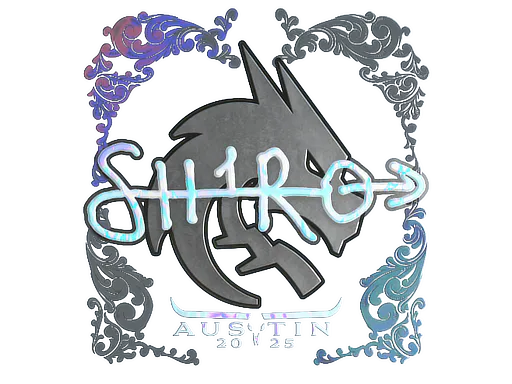 Sticker sh1ro (Holo) | Austin 2025 - Preço e onde comprar no CS2