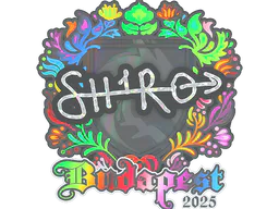 Sticker sh1ro (Holo) | Budapest 2025 - Preço e onde comprar no CS2
