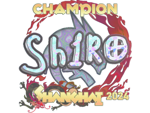 Sticker sh1ro (Holo, Champion) | Shanghai 2024 - Preço e onde comprar no CS2
