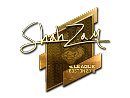 Sticker ShahZaM (Gold) | Boston 2018 - Preço e onde comprar no CS2