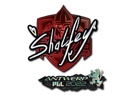Sticker shalfey (Glitter) | Antwerp 2022 - Preço e onde comprar no CS2