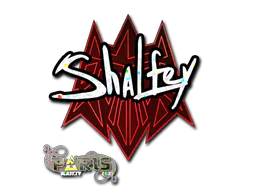 Sticker shalfey (Glitter) | Paris 2023 - Preço e onde comprar no CS2