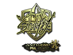 Sticker shalfey (Gold) | Antwerp 2022 - Preço e onde comprar no CS2