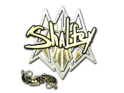 Sticker shalfey (Gold) | Paris 2023 - Preço e onde comprar no CS2