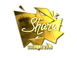 Sticker Shara (Gold) | Cologne 2016 - Preço e onde comprar no CS2