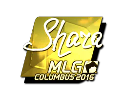Sticker Shara (Gold) | MLG Columbus 2016 - Preço e onde comprar no CS2