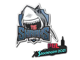 Sticker Sharks Esports | Stockholm 2021 - Preço e onde comprar no CS2
