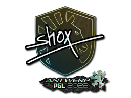 Sticker shox (Glitter) | Antwerp 2022 - Preço e onde comprar no CS2