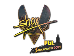 Sticker shox (Holo) | Stockholm 2021 - Preço e onde comprar no CS2