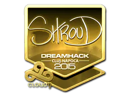 Sticker shroud (Gold) | Cluj-Napoca 2015 - Preço e onde comprar no CS2