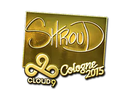 Sticker shroud (Gold) | Cologne 2015 - Preço e onde comprar no CS2