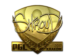 Sticker shroud (Gold) | Krakow 2017 - Preço e onde comprar no CS2