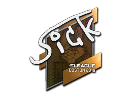 Sticker SicK | Boston 2018 - Preço e onde comprar no CS2