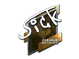 Sticker SicK (Foil) | Boston 2018 - Preço e onde comprar no CS2