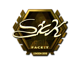 Sticker SicK (Gold) | London 2018 - Preço e onde comprar no CS2