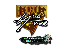 Sticker sico (Glitter) | Antwerp 2022 - Preço e onde comprar no CS2