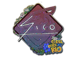 Sticker Sico (Glitter) | Rio 2022 - Preço e onde comprar no CS2