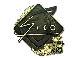 Sticker Sico (Gold) | Rio 2022 - Preço e onde comprar no CS2