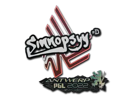 Sticker sinnopsyy | Antwerp 2022 - Preço e onde comprar no CS2