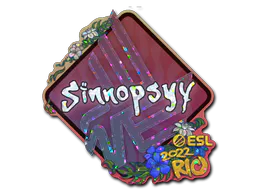 Sticker sinnopsyy (Glitter) | Rio 2022 - Preço e onde comprar no CS2