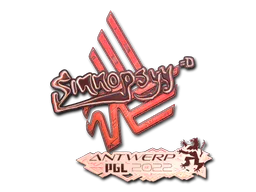 Sticker sinnopsyy (Holo) | Antwerp 2022 - Preço e onde comprar no CS2