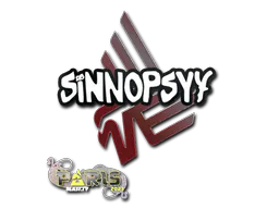 Sticker sinnopsyy | Paris 2023 - Preço e onde comprar no CS2