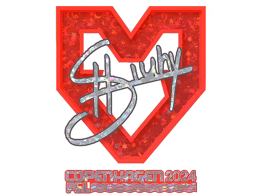 Sticker siuhy (Glitter) | Copenhagen 2024 - Preço e onde comprar no CS2