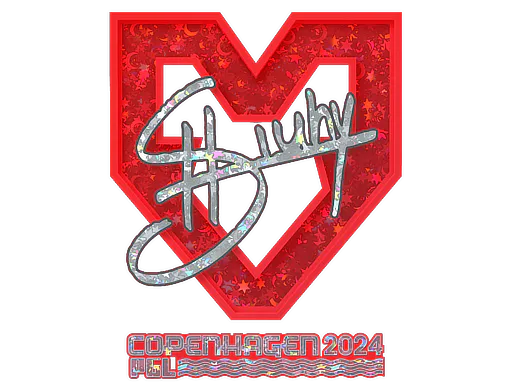 Sticker siuhy (Glitter) | Copenhagen 2024 - Preço e onde comprar no CS2