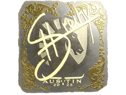 Sticker siuhy (Gold) | Austin 2025 - Preço e onde comprar no CS2
