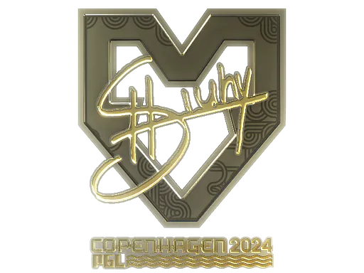 Sticker siuhy (Gold) | Copenhagen 2024 - Preço e onde comprar no CS2