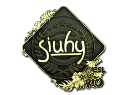 Sticker siuhy (Gold) | Rio 2022 - Preço e onde comprar no CS2