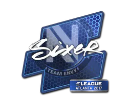 Sticker SIXER | Atlanta 2017 - Preço e onde comprar no CS2