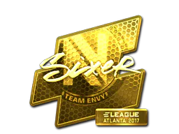 Sticker SIXER (Gold) | Atlanta 2017 - Preço e onde comprar no CS2