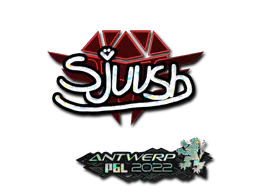 Sticker sjuush (Glitter) | Antwerp 2022 - Preço e onde comprar no CS2