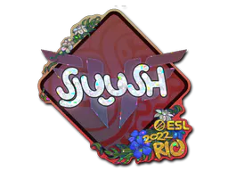 Sticker sjuush (Glitter) | Rio 2022 - Preço e onde comprar no CS2