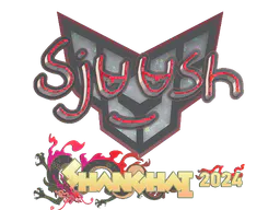 Sticker sjuush (Glitter) | Shanghai 2024 - Preço e onde comprar no CS2