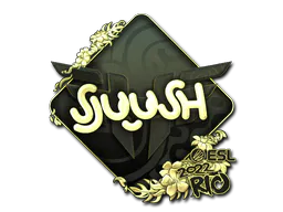 Sticker sjuush (Gold) | Rio 2022 - Preço e onde comprar no CS2