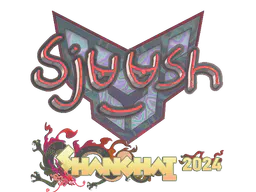 Sticker sjuush (Holo) | Shanghai 2024 - Preço e onde comprar no CS2