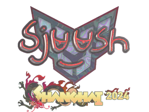 Sticker sjuush (Holo) | Shanghai 2024 - Preço e onde comprar no CS2