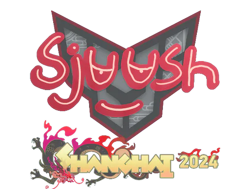 Sticker sjuush | Shanghai 2024 - Preço e onde comprar no CS2