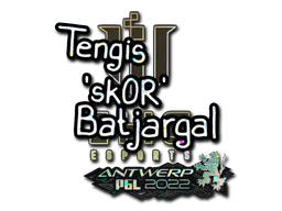 Sticker sk0R (Glitter) | Antwerp 2022 - Preço e onde comprar no CS2